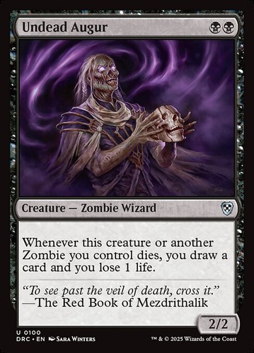Undead augur 100 normal drc - undead, u