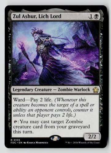 Zul ashur lich - ashur,, rare